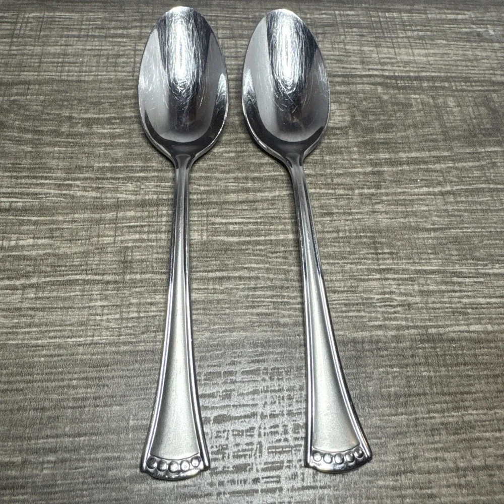 LENOX Butlers Pantry Soup Spoon Stainless Steel Set Of 2